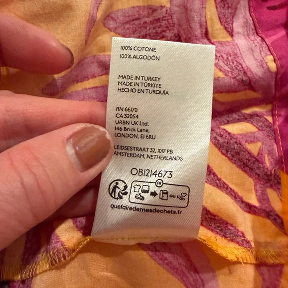 NWT Anthropologie Maeve Somerset Tropical Maxi Dress Medium - Picture 6 of 6